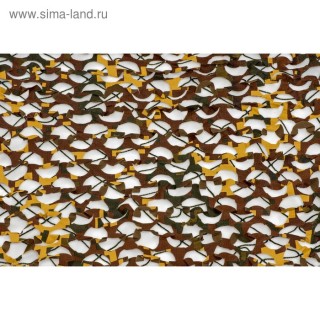 Пейзаж Утка 3D (зеленый, коричневый, желтый) (2,4*6 м) ПУ-6